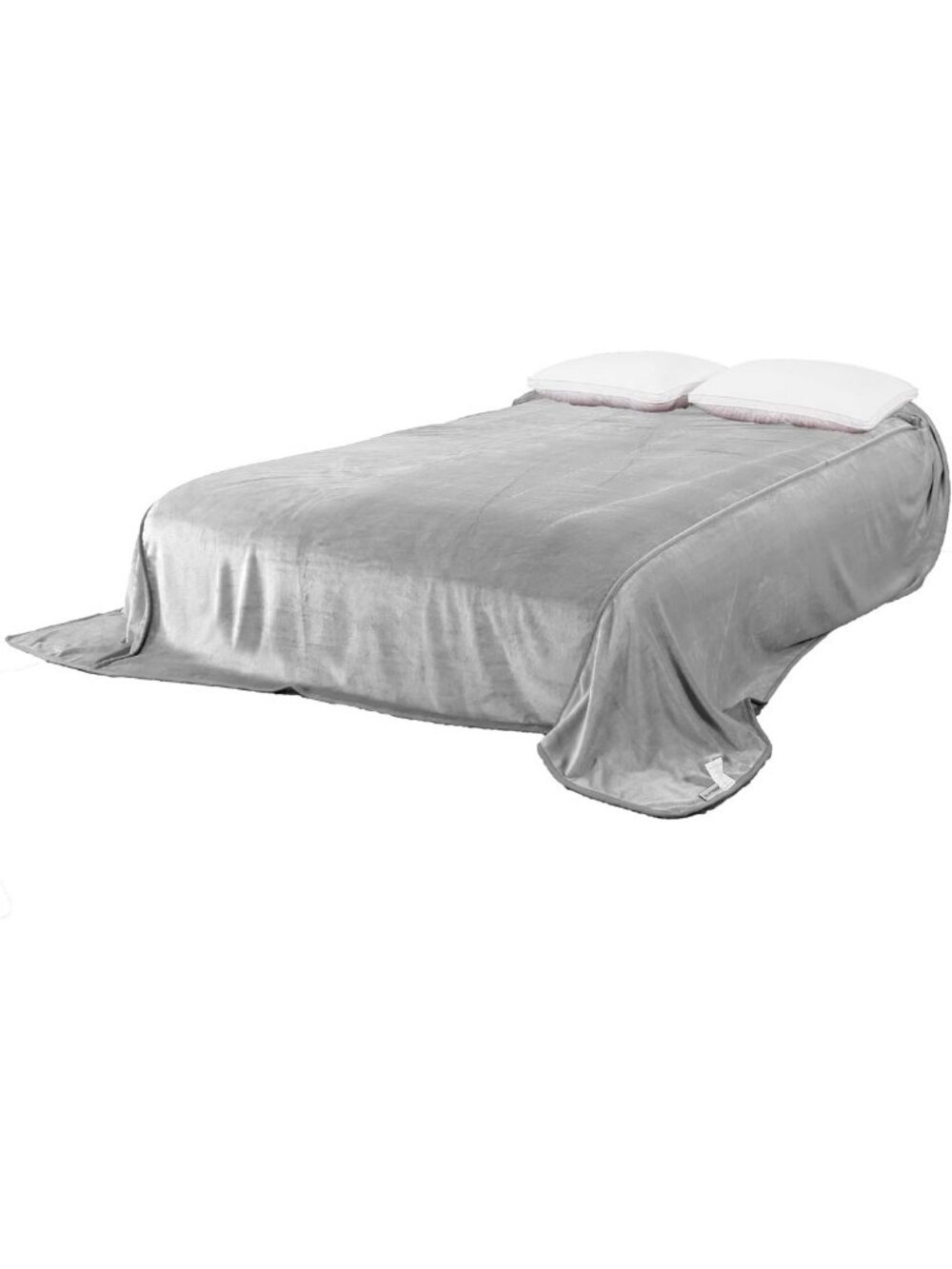 Cozy Oversized King Flannel Blanket 120"x120" Soft Plush Thermal Fleece - Light